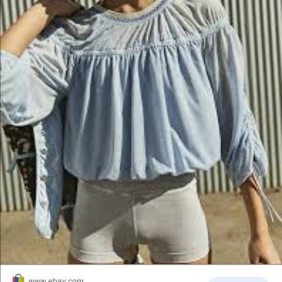 Free People Movement Sun Blissed Pullover Ruched Workout Top Size medium - Picture 13 of 14